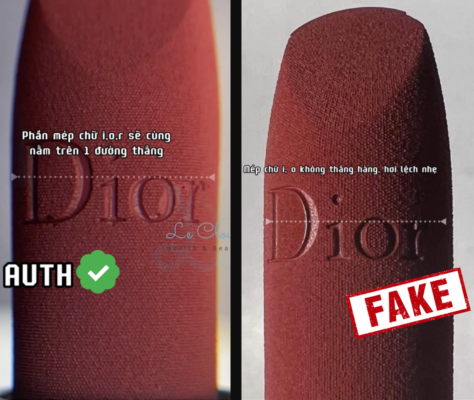 Logo DIOR trên thân son: Chi tiết nhỏ, sức mạnh lớn