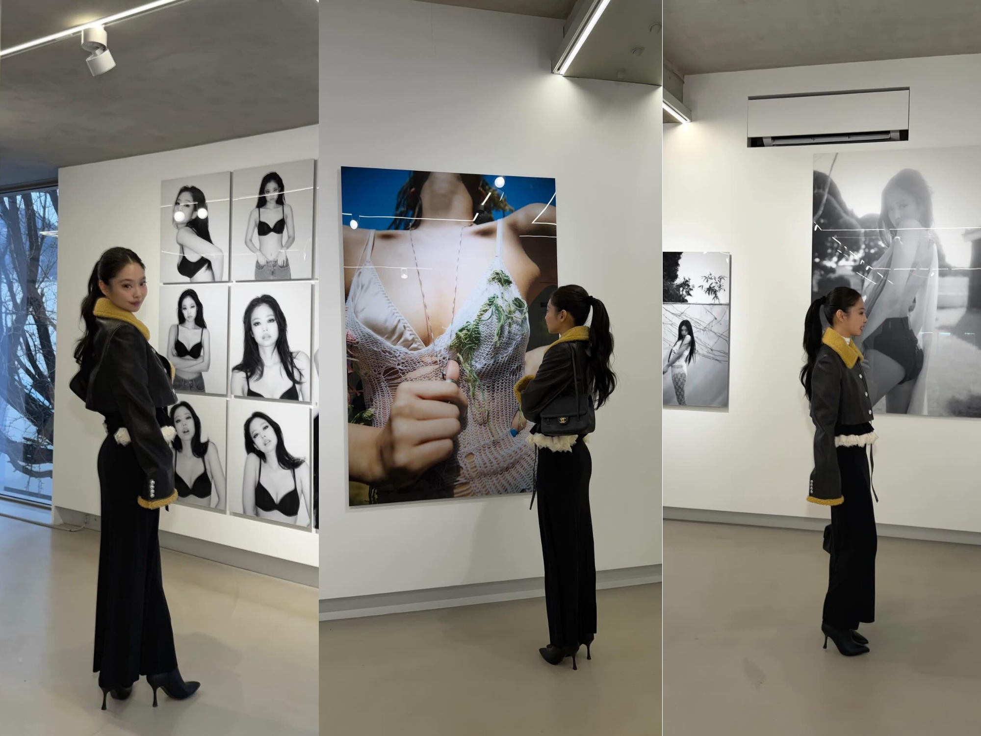 Jennie trong bộ ảnh sinh nhật mới gây bùng nổ 4 Không gian triển lãm trưng bày những khung hình của Jennie trong bộ ảnh sinh nhật J2NNI5