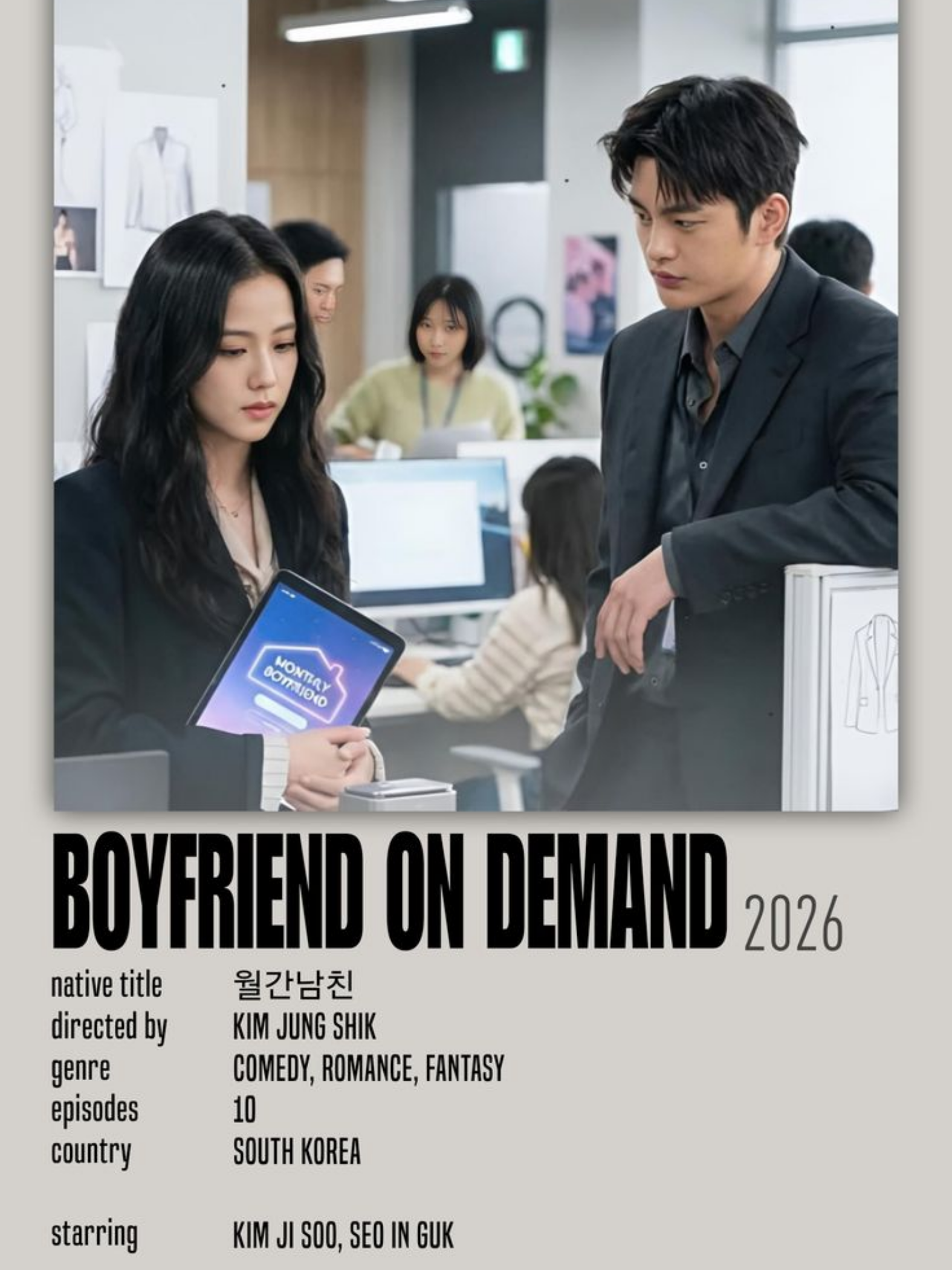 Visual Jisoo tại họp báo Boyfriend on Demand gây sốt truyền thông 2026 2 Giải đáp thắc mắc về lịch phát sóng phim và Visual Jisoo tại họp báo Boyfriend on Demand rạng rỡ trước ống kính.
