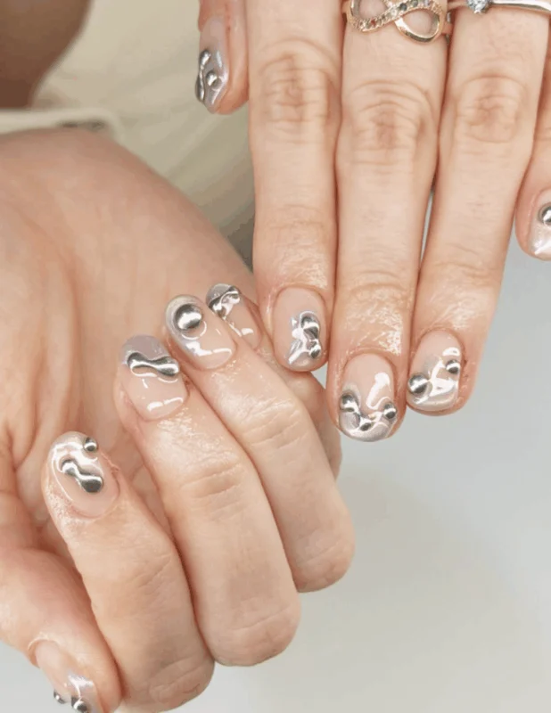 Gợi Ý Mẫu Nail Xanh Mát Mắt Dẫn Đầu Xu Hướng Hè 2026