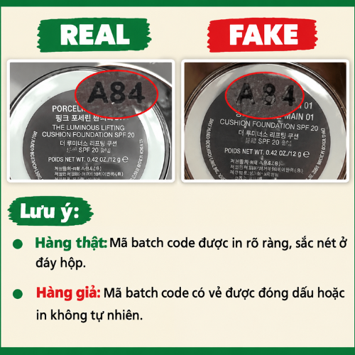 Phân biệt cushion La Mer thật giả: 3 dấu hiệu nhỏ nhưng rất dễ nhận ra 3 Phân biệt cushion La Mer thật giả: 3 dấu hiệu nhỏ nhưng rất dễ nhận ra