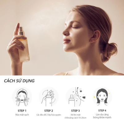 Serum Không Cần Thoa Bằng Tay? D'Alba First Spray Serum Khiến Hội Mê Da Glow Tò Mò