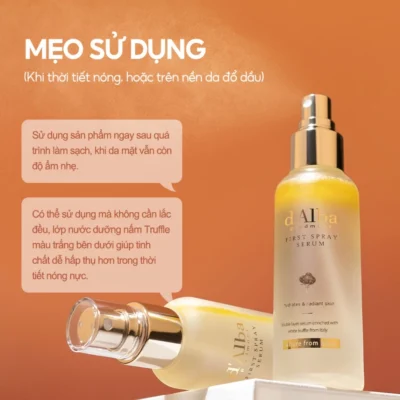 Serum Không Cần Thoa Bằng Tay? D'Alba First Spray Serum Khiến Hội Mê Da Glow Tò Mò